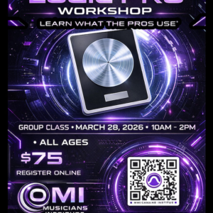 LOGIC PRO WORKSHOP 3/28
